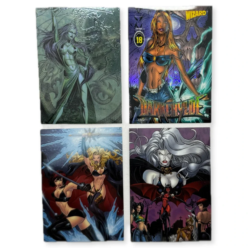 Lady Death Dark Alliance Chromium Card Lot C1 C2 C6 Darkchylde Chaos Comics